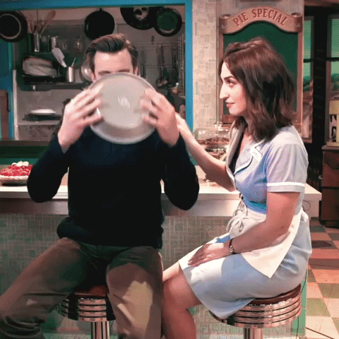 baking whipped cream GIF by Waitress The Musical