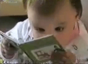   baby book story reading GIF inspiration