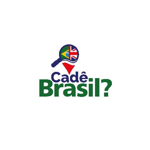 Cadê Brasil - Conexão entre brasileiros no exterior Sticker