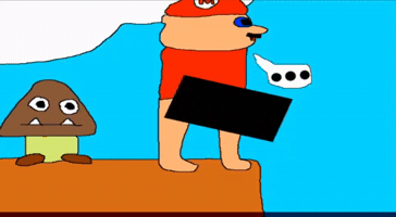 Pissing Super Mario GIF