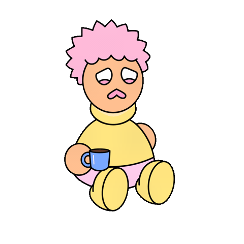 Coffee Morning Sticker by Fatman