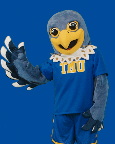 Mascot Hello GIF by Toronto Metropolitan University