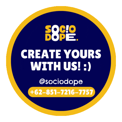 SOCIODOPE. Sticker