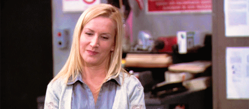 Image result for angela the office gif