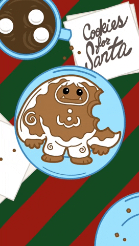 Gingerbread Man Christmas GIF by Abominable Toys