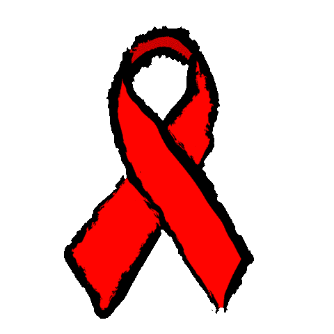 Red Ribbon World Sticker by Studio Ultradeluxe for iOS & Android | GIPHY