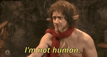 james mcavoy im not human GIF by Saturday Night Live