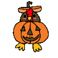 halloween pumpkin Sticker by chicken_ham