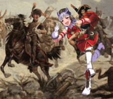 Gold Ship Painting GIF