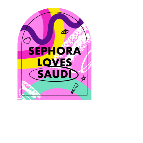 Saudi Ubt Sticker by SEPHORA MIDDLE EAST