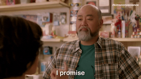 I Promise GIF by Kim's Convenience - Find & Share on GIPHY