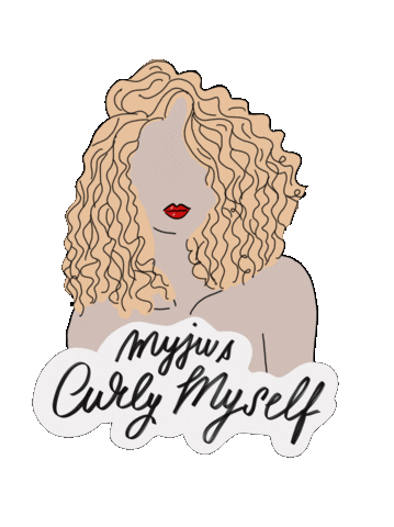 Myju Sticker by CurlyMyself