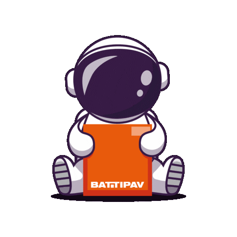 Astronaut Sticker by Battipav