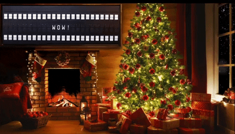 Christmas-tree-and-fireplace GIFs - Get the best GIF on GIPHY