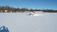 snow plane GIF