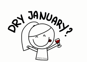 Dry January Wine GIF