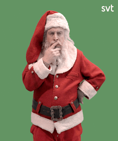 Think Santa Claus GIF by SVT