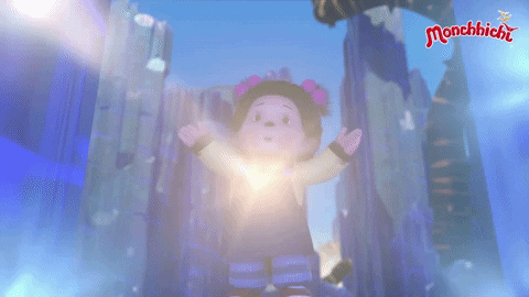 Moncha Short Animation Happy Its Magic GIF by Monchhichi - Find & Share on GIPHY