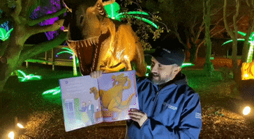 T Rex Story GIF by Oakland Zoo