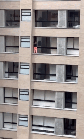 High Rise Cleaning GIF by Storyful