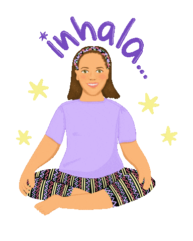 Respiracion Inhala Sticker