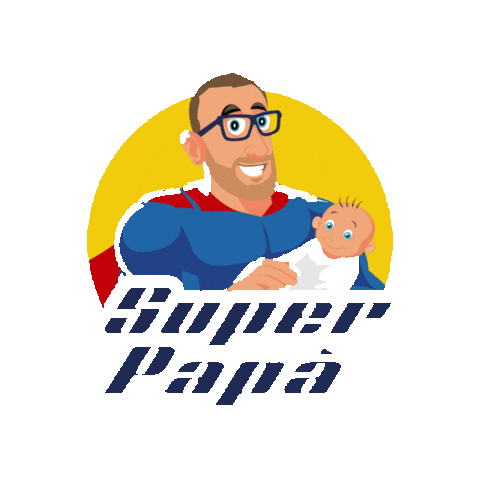 Superpapà Sticker