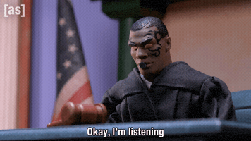 Mike Tyson Listening GIF by Adult Swim