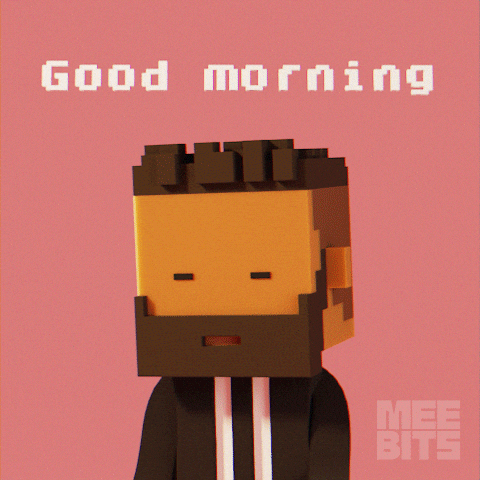 Good Morning Coffee GIF by Meebits