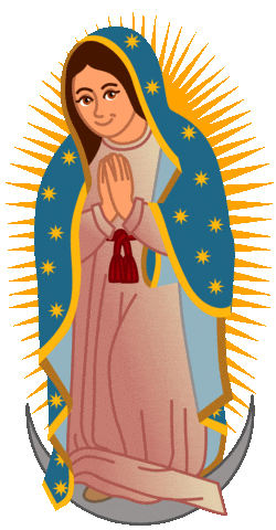 Virgin Mary Mexico Sticker
