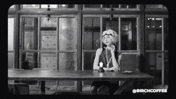 silent film waiting GIF by Birch Coffee