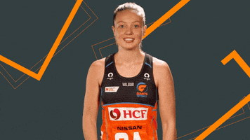 Giants Netball Pointing GIF by GIANTS