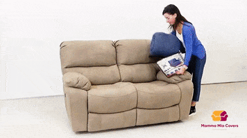 Recliner Loveseat GIF by mammamiacovers