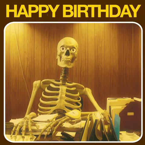 Happy Birthday Halloween GIF by This GIF Is Haunted