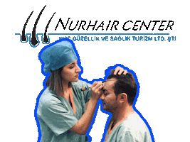 nur hair center Sticker