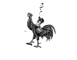 Rooster Cristalino Sticker by Espolòn Tequila