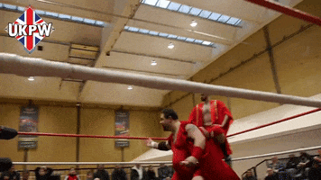 Confetti Cannon GIF by United Kingdom Pro Wrestling