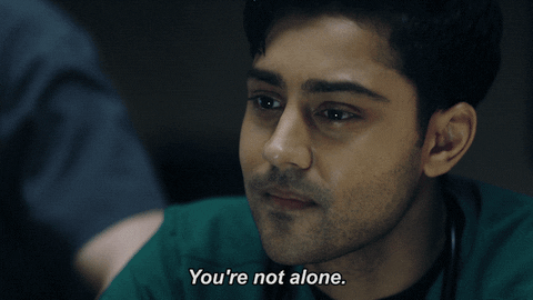 You'Re Not Alone Matt Czuchry GIF by The Resident on FOX - Find & Share on GIPHY