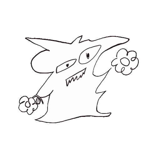 Monster Goblin Sticker