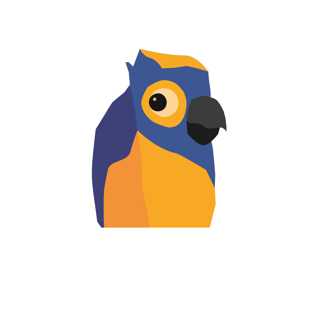 Zoo Parrot Sticker