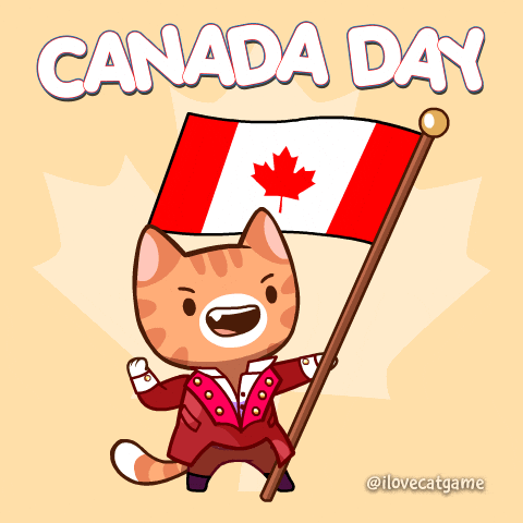 Celebrate Canada Flag GIF by Mino Games