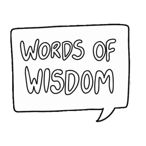 word of wisdom clipart