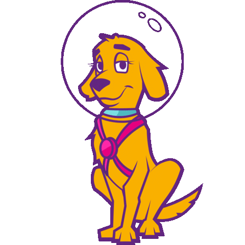 Proud Golden Retriever Sticker by digitallotsen