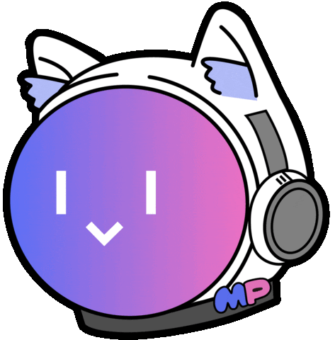 Cat ねこ Sticker by Music Planet