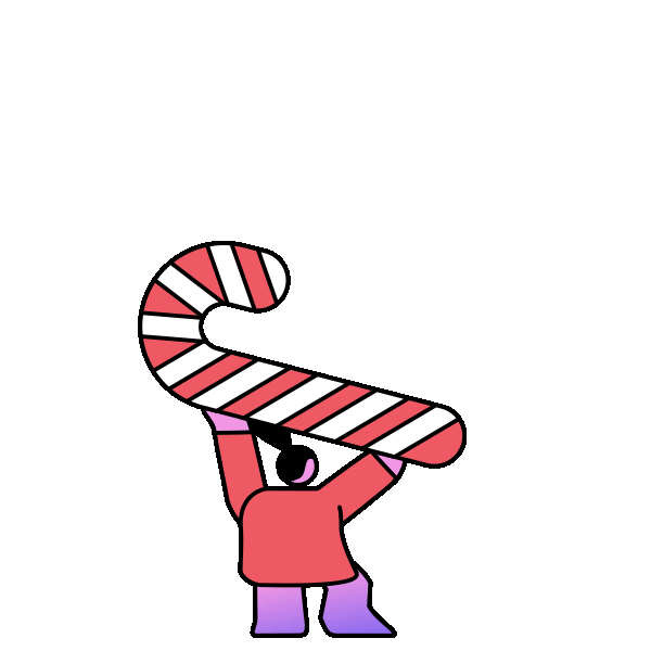 Christmas Candy Sticker by Odd Bleat