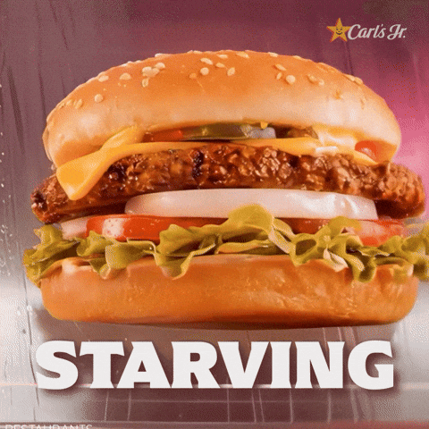 Hungry Burger GIF by Carl's Jr.