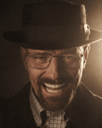 Happy Walter White GIF