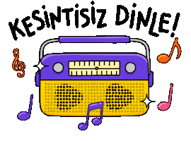 Radio Sticker by fizy