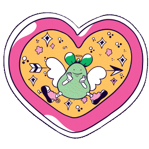 Heart Pear Sticker by Flying Eye Books