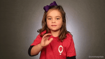 waving little girl GIF by Children's Miracle Network Hospitals