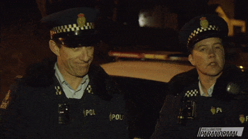 Fingers Crossed Reaction GIF by Wellington Paranormal
